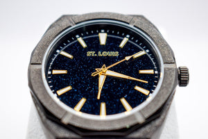 FROSTED BLACK - ST. LOUIS WATCHES 